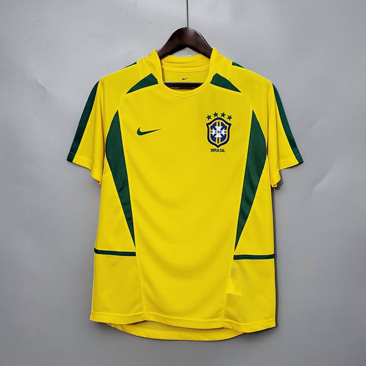 Brazil 2002 Retro Home Football Kit – Classic Seleção Edition