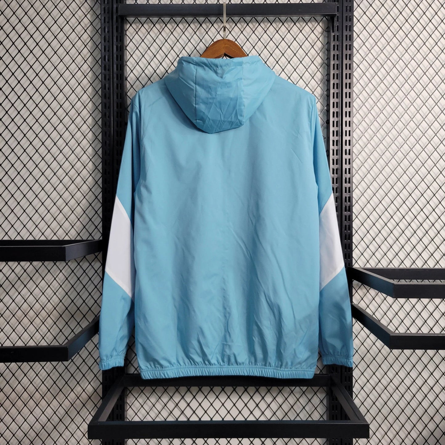 Manchester City Windbreaker Jacket 2023/2024 – Blue & White Edition