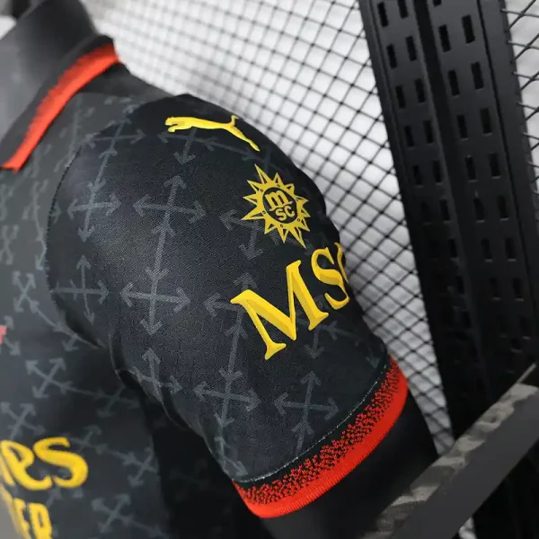 AC Milan x OFF-WHITE 2024/2025 Limited Black Football Kit