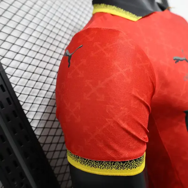 AC Milan x OFF-WHITE 2024/2025 Limited Red Football Kit