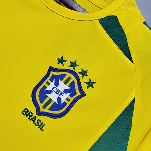 Brazil 2002 Retro Home Football Kit – Classic Seleção Edition