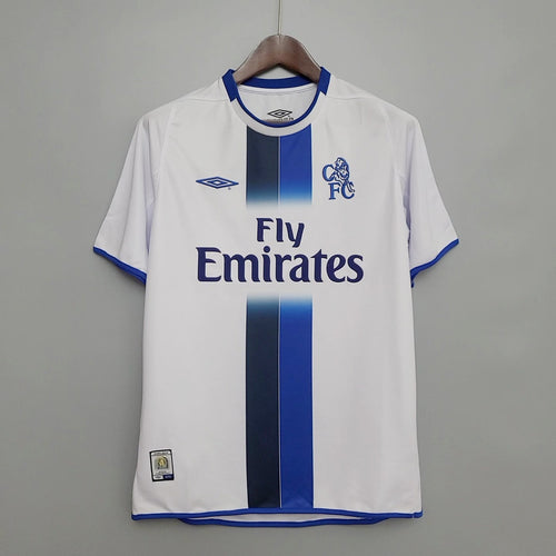 Chelsea 2003-2005 Retro Away Football Kit – Classic Blues Edition