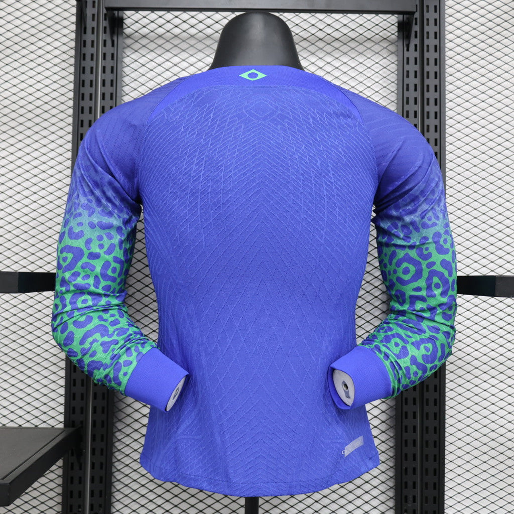 Brazil 2023/2024 Long Sleeve Away Football Kit