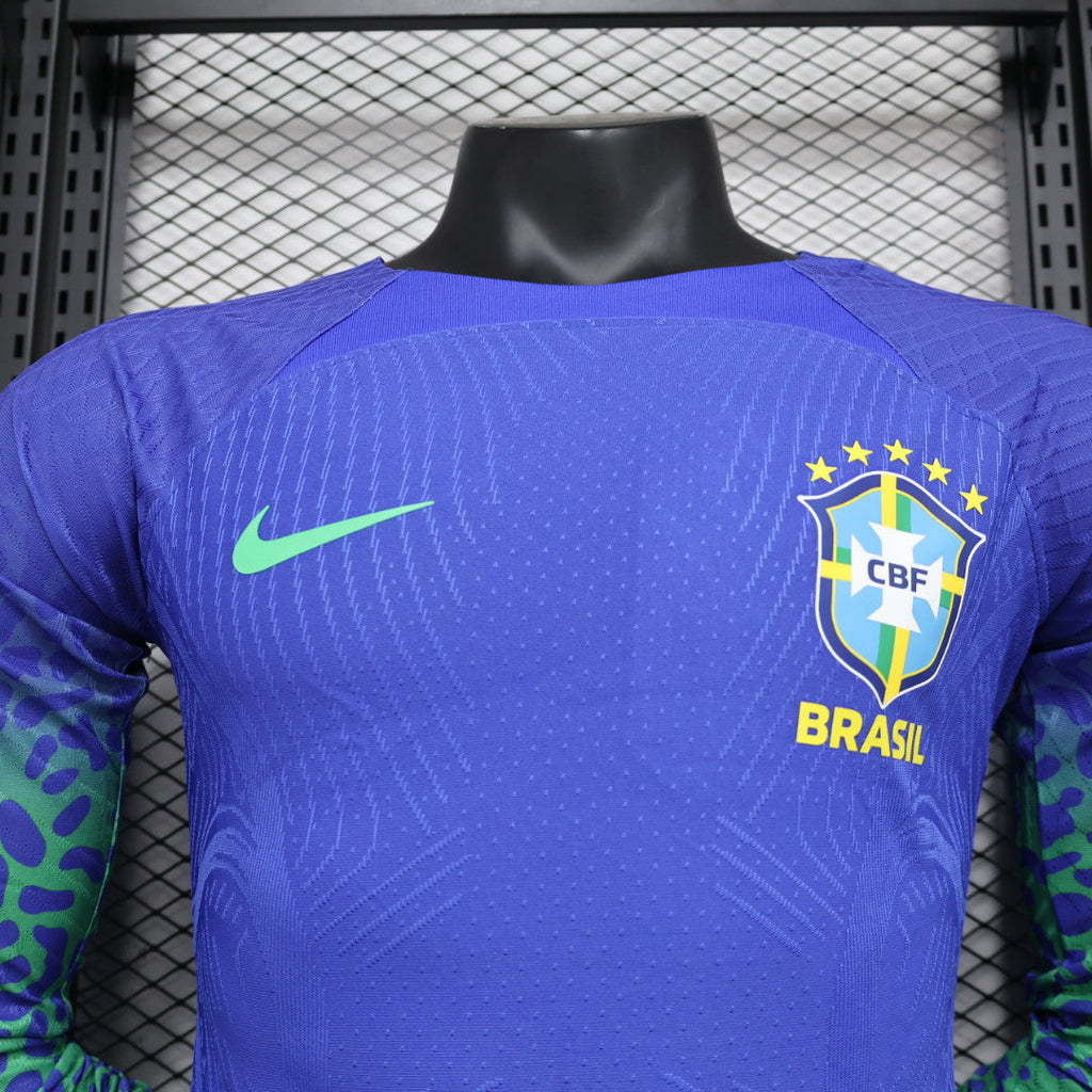 Brazil 2023/2024 Long Sleeve Away Football Kit