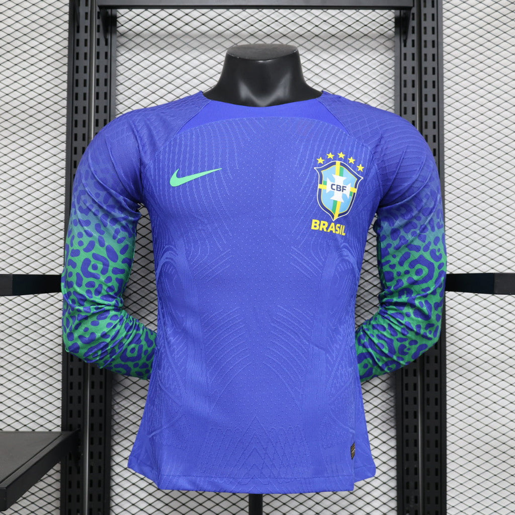 Brazil 2023/2024 Long Sleeve Away Football Kit