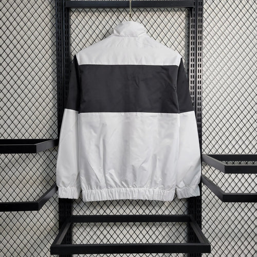 Milan Windbreaker Jacket 23/24 - White and Black