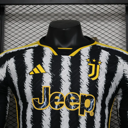 Juventus 2023/2024 Long Sleeve Home Football Kit